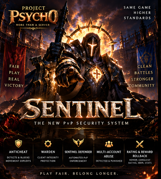 PsychoFun  Introduces Sentinel – The New PvP Security System